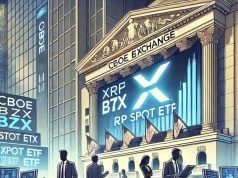 Cboe BZX nộp đơn 19b-4 để niêm yết ETF XRP giao ngay